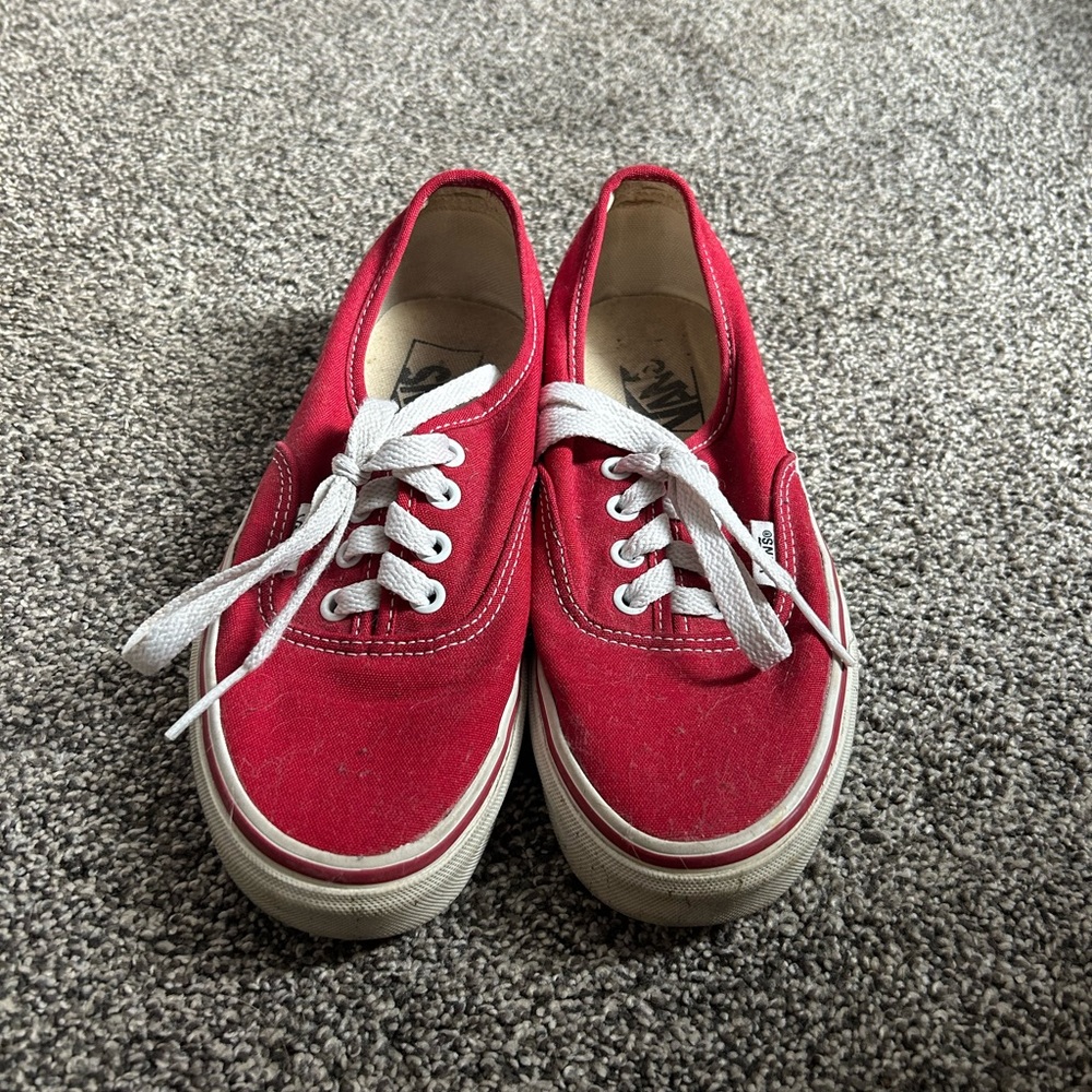 Red Vans - Picture 2 of 2